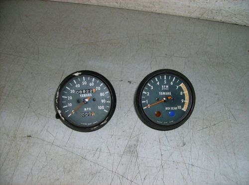 1973 yamaha rt3 360 speedometer and tachometer for parts
