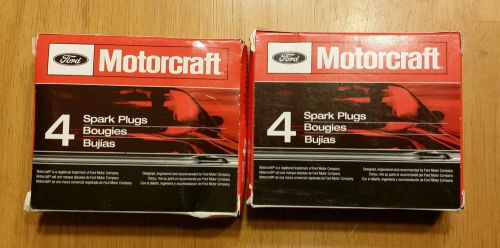 Set of 8 motorcraft sp479 spark plugs agsf22wm