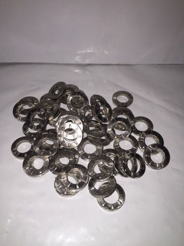 60(30 pair)3/8&#034; 316 stainless steel wedge,lock,vibration washers,disc, nord,lock
