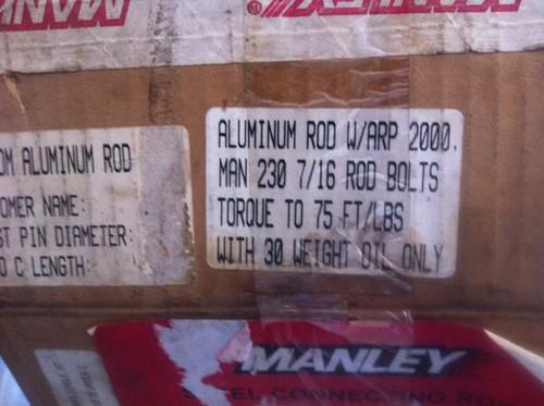 302 Ford Aluninum Rods drag race , US $350.00, image 3