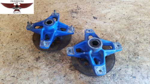 1988 suzuki quadracer lt250r oem left and right front brake rotors and hubs