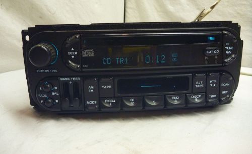 02 03 04 05 06 07 dodge chrysler jeep radio cd cassette p56038555al bulk 649