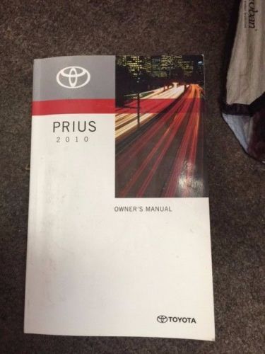 Oem 10 2010 toyota prius (all models) owners manual info book free s/h