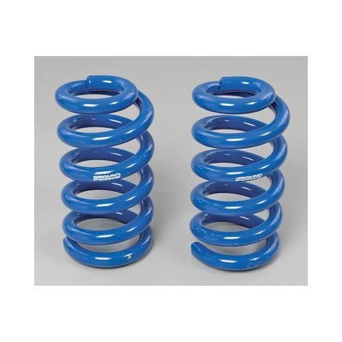 Ground force suspension lowering springs front blue powdercoated chevy pair 1023
