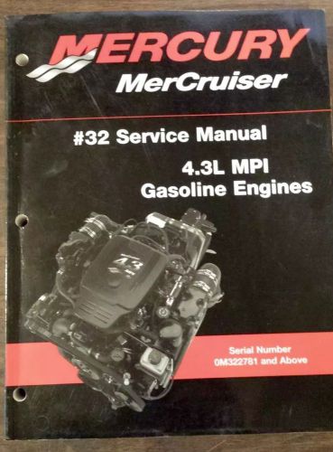 Mercury service manual #32 service manual shop repair 4.3l mpi gasolone engines