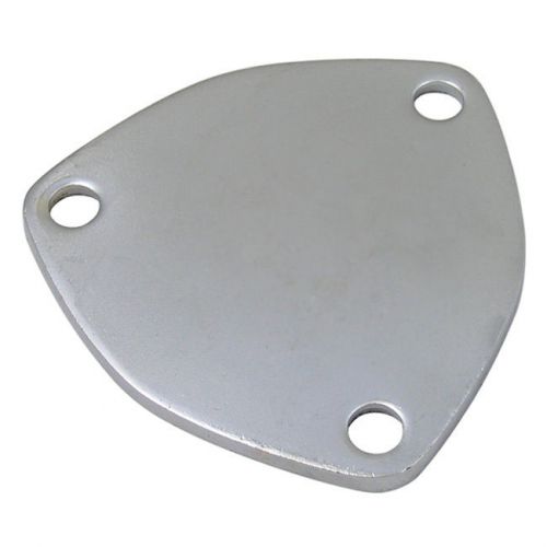 Qtp replacement qtec exhaust cutout cover plate, stainless steel - 3-1/2&#034;