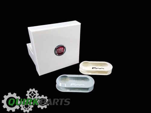 12-14 fiat 500  2014-2016 500l key fob decorative clip on cover set/ 2 new fiat