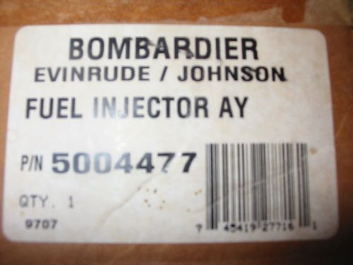 5004477 bombardier evinrude/johnson  fuel injector assy &#034;new&#034;