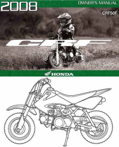 2008 honda crf50f motorcycle owners manual -crf 50 f-honda-crf50-honda