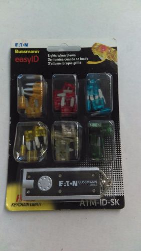 Bussmann atm-id-sk easyid fuse assortment kit - 36 pieces - led * free shipping!