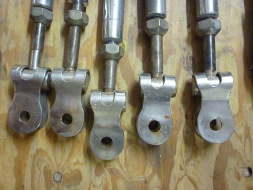 Lot buy of bronze turnbuckles for 7/8 wire w/stainless steel toggles