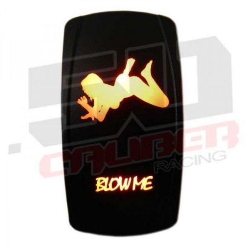 Orange led scootercrew rocker power switch on off blow me side by side x button