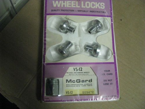 Mcgard wheel locks vw &#039;38-&#039;67 volkswagon sedan 12x1.5 bolt for steel wheels
