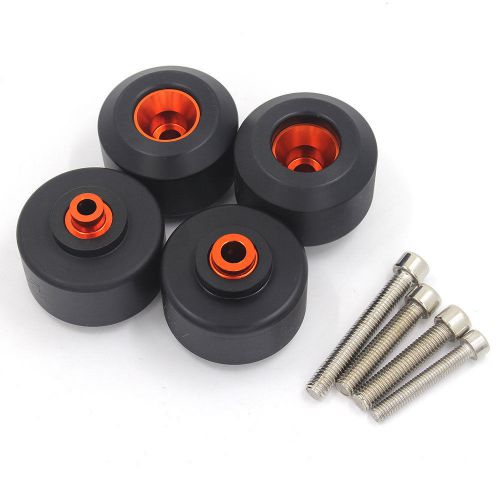 Front &amp; rear wheel frame slider protector crash fork for ktm duke rc 125 200 390
