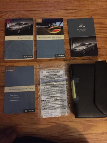 2007 07 lexus is250 is350 owners manual with case and nav book free u.s shipping