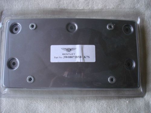 New oem bentley front license plate bracket