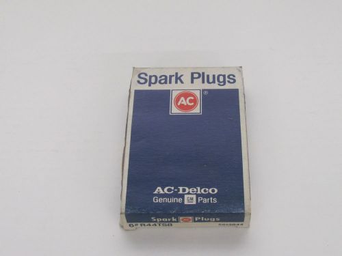 6 nos ac delco r44ts8 spark plugs for a 84-85 buick 1984 1985 buick
