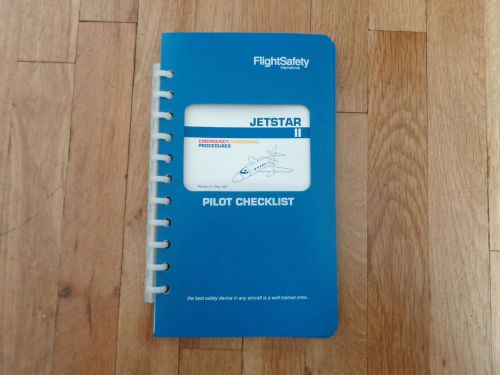 Flightsafety - jetstar ii (2) pilot checklist - emergency/abnormal procedures
