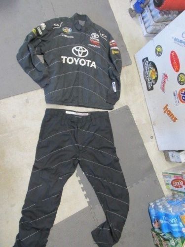 Nascar race used crew suit 2 pc sfi 3/2a-5 oakley nationwide series (#108)