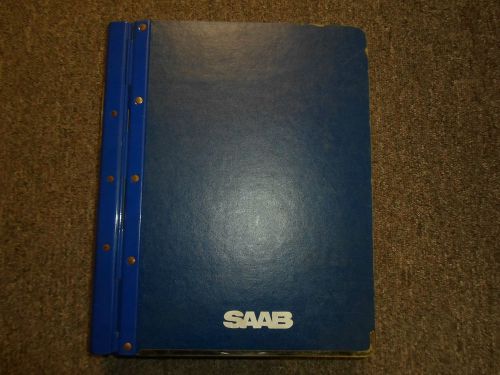 1985 87 89 1992 saab 9000 turbo fuel injection system service repair shop manual