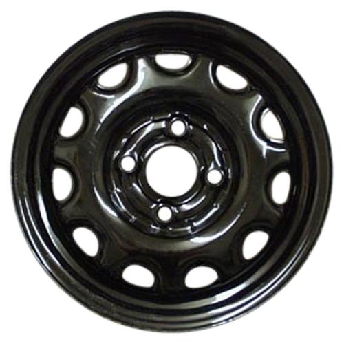 Oem remanufactured 13x5 steel wheel, rim black full face painted - 63696