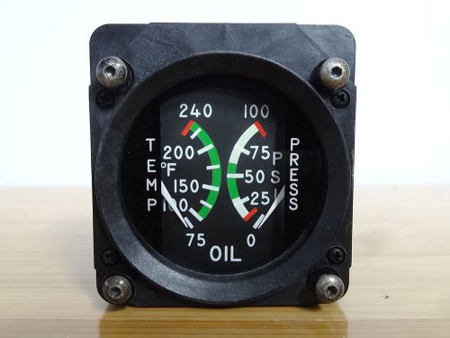 Cirrus sr20/22 oil temp &amp; pressure indicator cirrus p/n 12619-001