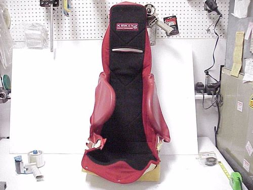 New cover for kirkey aluminum racing seat 33512-11 red / black imca ump wissota