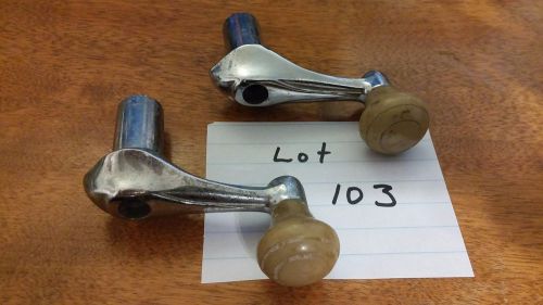 1941-48 ford mercury vent window handles, vintage