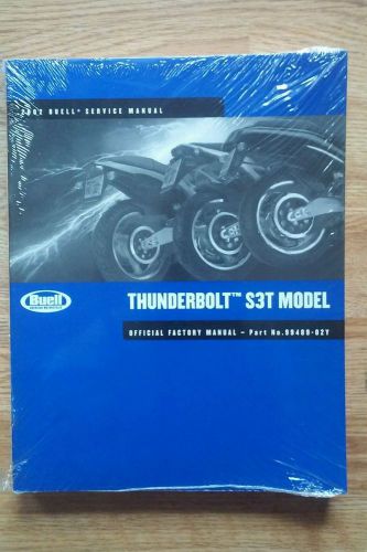 Harley-davidson thunderbolt s3t service manual * 2002 * p/n 99489-02y * sealed