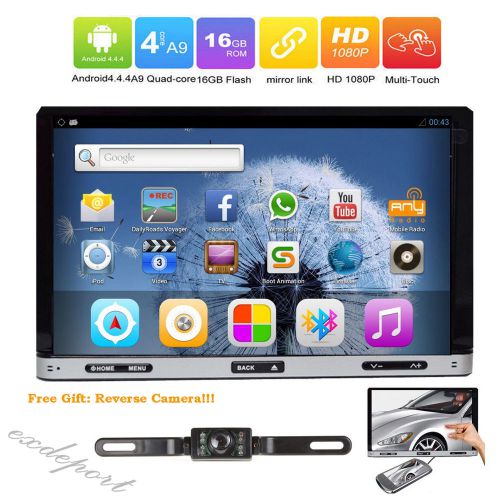 Android quad core gps navigation car stereo radio dvd player multimedia headunit