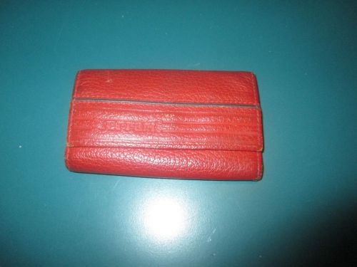 Ferrari red leather folding key case made by cartier for ferrari formula  bb512