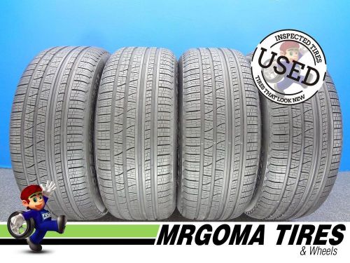 4 pirelli scorpion verde a/s rsc xl 255/50/19 used tires 99% life rft 2555019