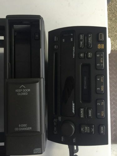 Gm/cadillac am/fm cassette radio and 6 disk changer