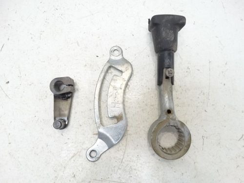 1996 arctic cat bearcat 454 4x4 atv gear shifter hi low bracket &amp; lever knob