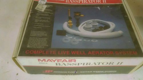 Johnson mayfair basspirator aerator  2 complete  livewell pump cartridge 34014