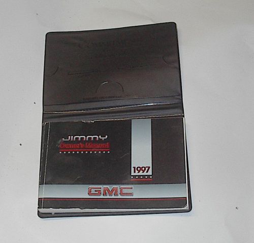 1997 gmc jimmy owneers manual