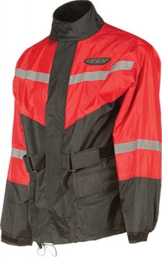 Fly street 2-pc rain suit black/red 2x, #6016 478-8011~6
