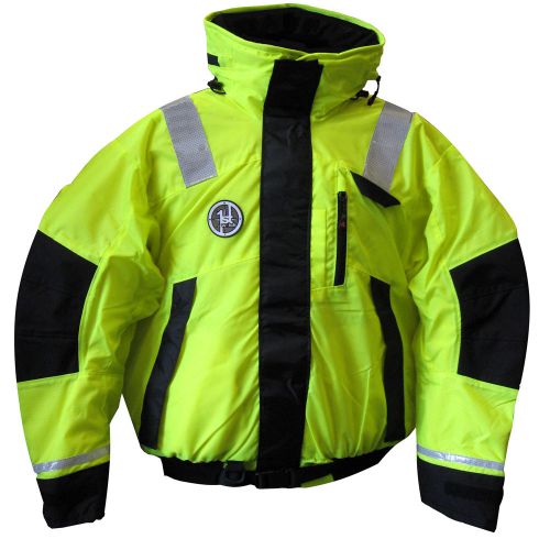 New first watch hi-vis flotation bomber jacket - hi-vis yellow/black - medium ab