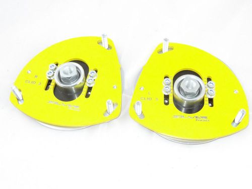 Camber plates for renault clio 3 , nissan micra 3 adjustable yelow
