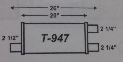 Imco t947 turbo series performance muffler