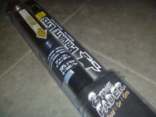 Private eyes window tint 20% gold tone limo 24 in x 10 ft film