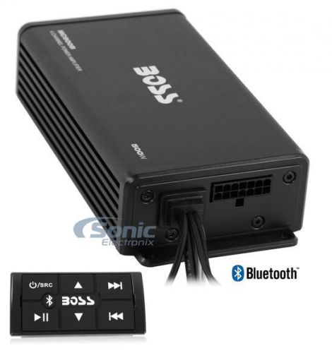 Boss mc900b 500w 4-channel bluetooth micro class ab marine boat amplifier