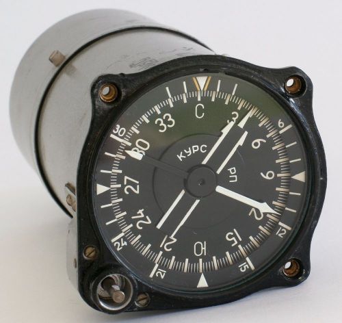 Vintage russian aircraft compass indicator #1