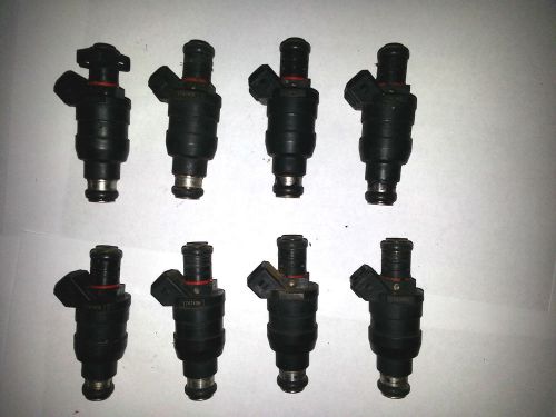 1996 1997 1998 1999 bmw 740il, 540il m62 engine fuel injectors set of eight (8)