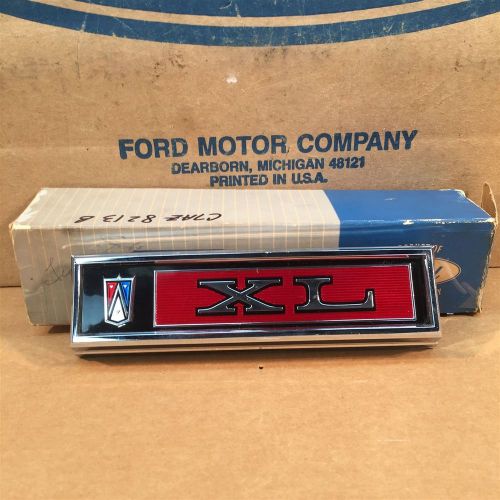 1967 67 oem nos ford galaxie xl grill emblem ornament c7az-8213-b