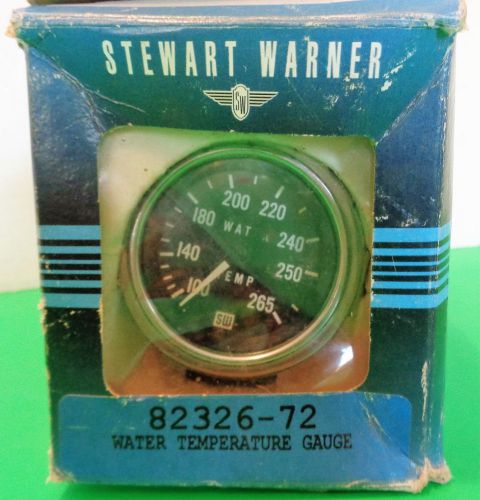 Sw stewart warner 82326-72 mechanical water temperature gauge never used!