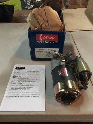 Starter motor-starter denso 280-3111 reman fits 89-90 nissan sentra 1.6l-l4