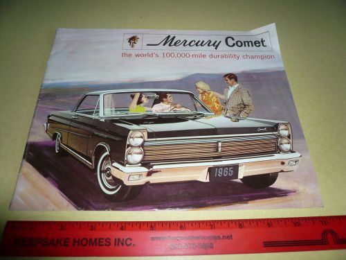 1965 mercury comet caliente 404 202 cyclone villager sales brochure - vintage