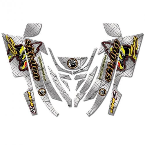 Sled wrap snowmobile decals graphics fits ski-doo mini z 120 98-02