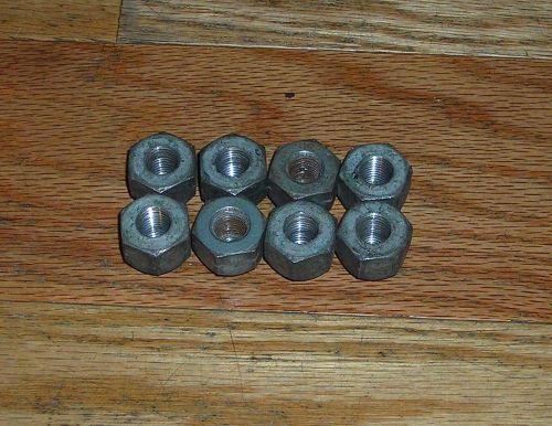 Alfa romeo reverse thread steel lugnuts , left hand, set 8, 750-101-105, nr, fs!